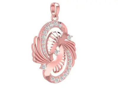 Luxury Emerald Gemstone Men Ring 3D Model 2093 3D print model