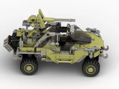 MocBricks3D - Lego Warthog 3D print model