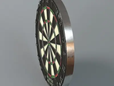Dartboard dart board 3D model