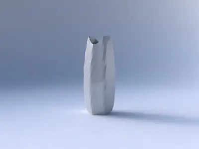 Vase double arc hexagon with uniform polygons 3D print model