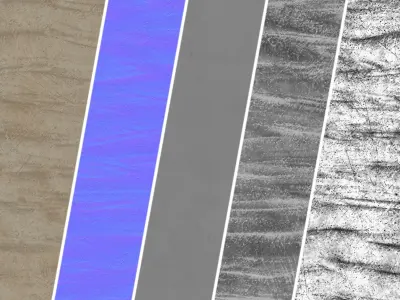 Plaster Materials 37- Metalic Plaster Wall sbsar pbr 4k seamless Texture