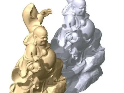 God happy Free 3D print model