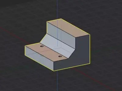 Wolfbox Camera Mounting Block for Behind License Plate Free 3D print model