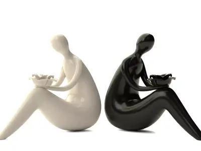 Chic Cute Statue 3D model