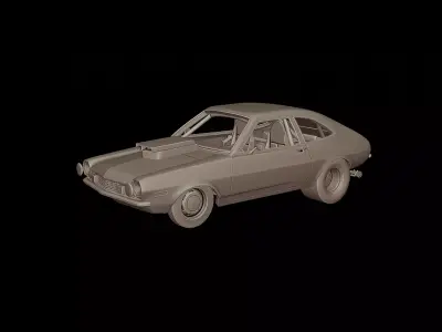 1972  Pinto Bob Glidden Pro Stock 3D print model