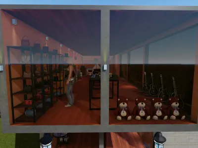 shop from container  3D model