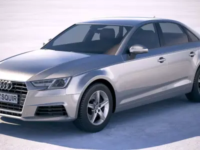 Audi A4 Sedan 2019 3D model