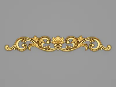 Classic Carved 018 3D model purchase