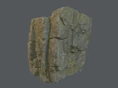 Rock Unreal Engine 4  Low-poly 3D model
