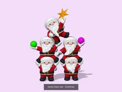 Christmas Ornaments 3D Model Collection
