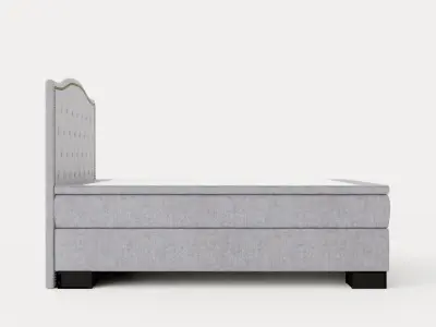 Hilton Luxury Complete Bed Pack160x200 Admiral Bed Give Top Low-poly 3D model