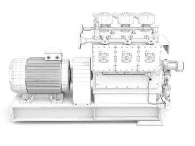 Marine Compressor 3D model