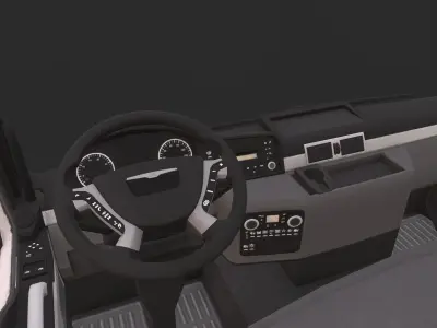 Truck  Low-poly 3D model