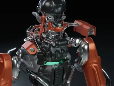 Organic Mech Free 3D model