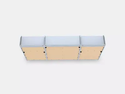 HAUGA Storage combination 10 Low-poly 3D model