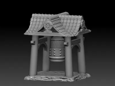 Shoro Bell Tower 3D print model