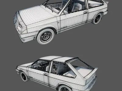 VAZ 2108 3D model