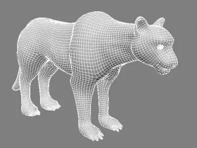 puma 3d lion 3D model