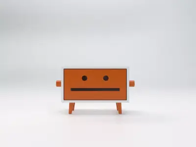 Smile Box Long Free 3D model