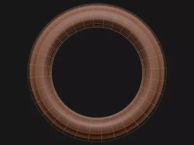 Michelin Pilot Sport 2026 Hypercar and GTP Medium Slick Tire 3D model