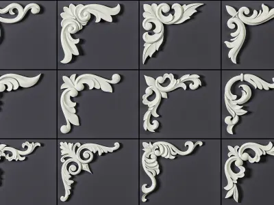 140 CORNER ARCHITECTURAL KITBASH - VOL 05 3D model