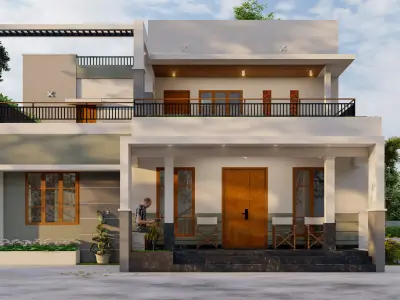Contemporary 2 storey Lumion file 3D model