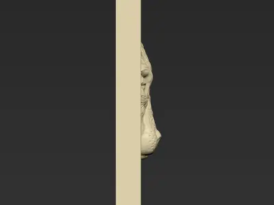 Wolf Head A94 3D print model