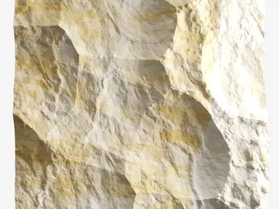 357-RockPanel piece of rock 3D model