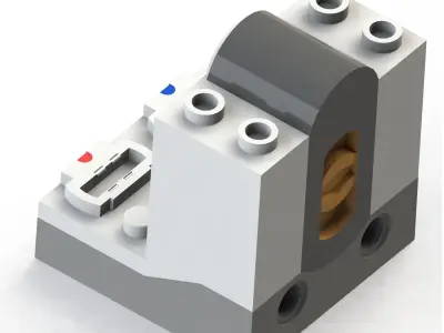 LEGO IR Receiver Free 3D model