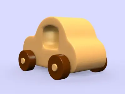 toy car 3D printing model 3D print model