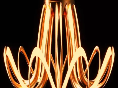 Modern Chandelier 3D model