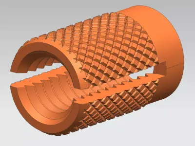 Insert for M4 screw 3D print model