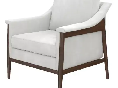 Dudley Lounge Chair HC09585-05 3D model