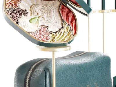 Luxury cosmetics set 31 3D model