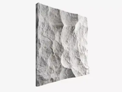 425-RockPanel rock on wall 3D model