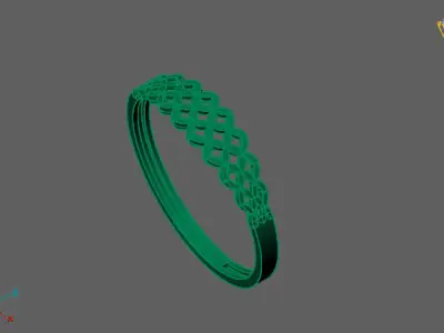 Women Ring Fancy Ring Plain light weight STL 3DM Printable 3D print model get