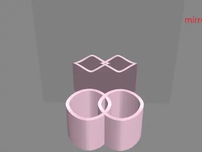 Ambiguous Cylinder Illusion 3d-printable 3D print model