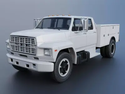 F-700 Service Truck 1982 3D print model