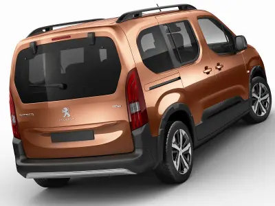 Peugeot Rifter 2019 3D model
