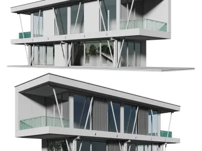 Modern Villa 3 3D model