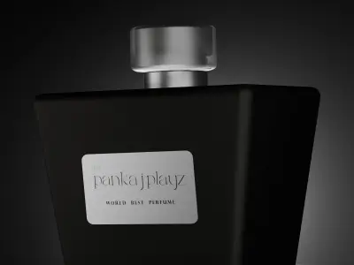 luxury 3d perfume bottle Low-poly 3D model