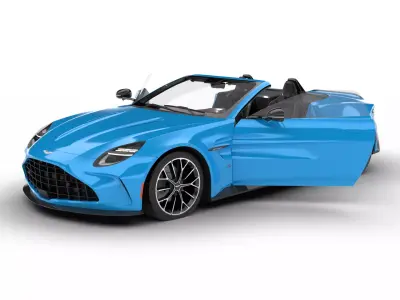 Aston Martin Vantage S Roadster 2026 HQ 3d model 3D model