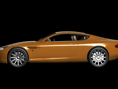3D CAR MODEL aston martin sports 3D model