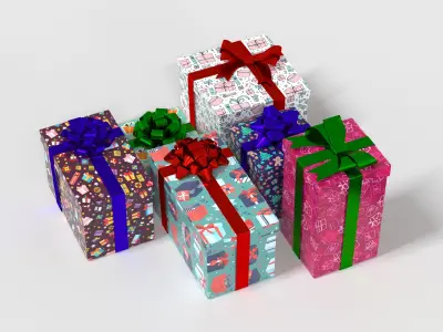 Gift Box 3D model