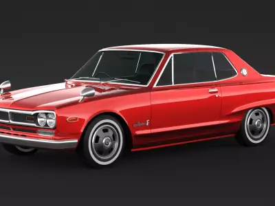 Nissan Skyline 2000 GT-X 3D model