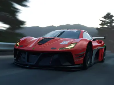 Ferrari 260GTB GT3 Concept car 3D model