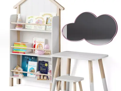 Kids furniture set 3D model