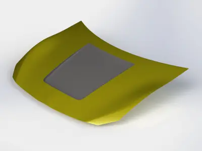 86 ZN6 Hood Exterior Surface - 3D Laser-Scanned 3D model