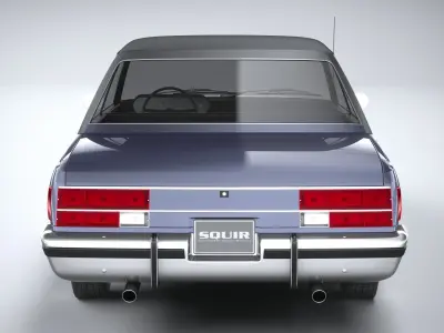 Generic American Classic sedan 1970 3D model
