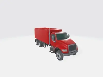 Stylized 3D Truck Low Poly 3D model